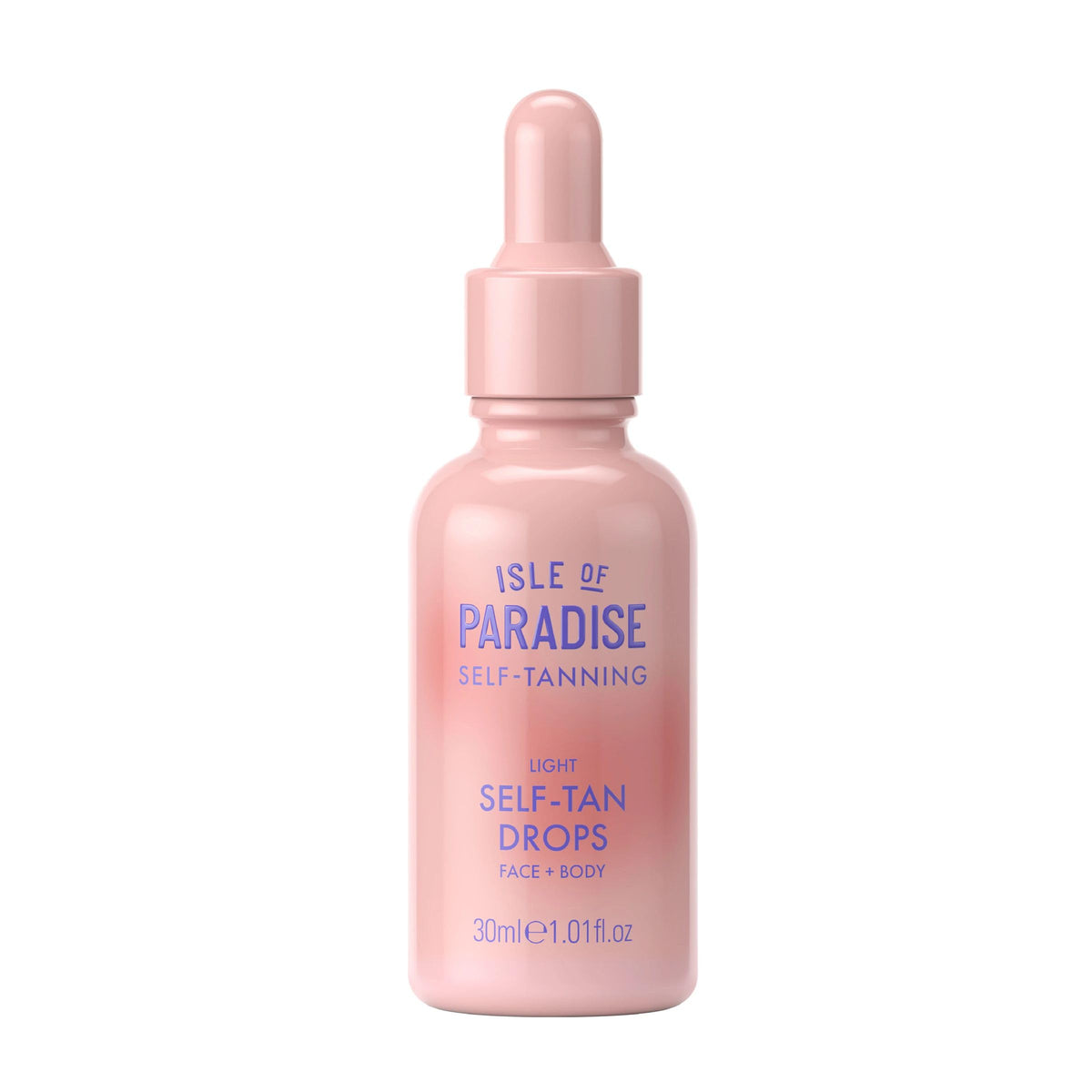 Isle of Paradise Self Tanning Face & Body Drops- Self Tanner Drops for a Natural Bronze, Long-lasting Tan, Cruelty Free, Fragrance Free & Dermatologist-Approved, 1.01 fl. oz