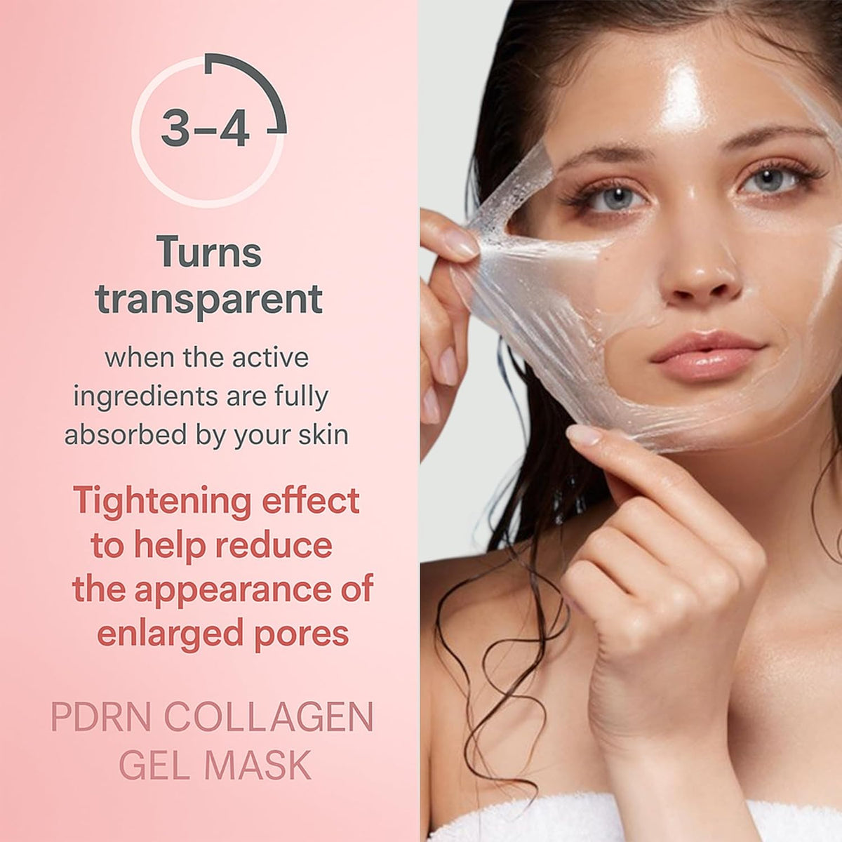 PDRN Collagen Capsule Cream & Deep Hydrating Overnight Gel Mask Set - Anti-Aging Face Moisturizer with Salmon DNA, Niacinamide & Peptides for Firming, Lifting, and Skin Revitalization - 2-Piece Bundle
